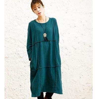 Oversized Long Linen Shirt | Zen