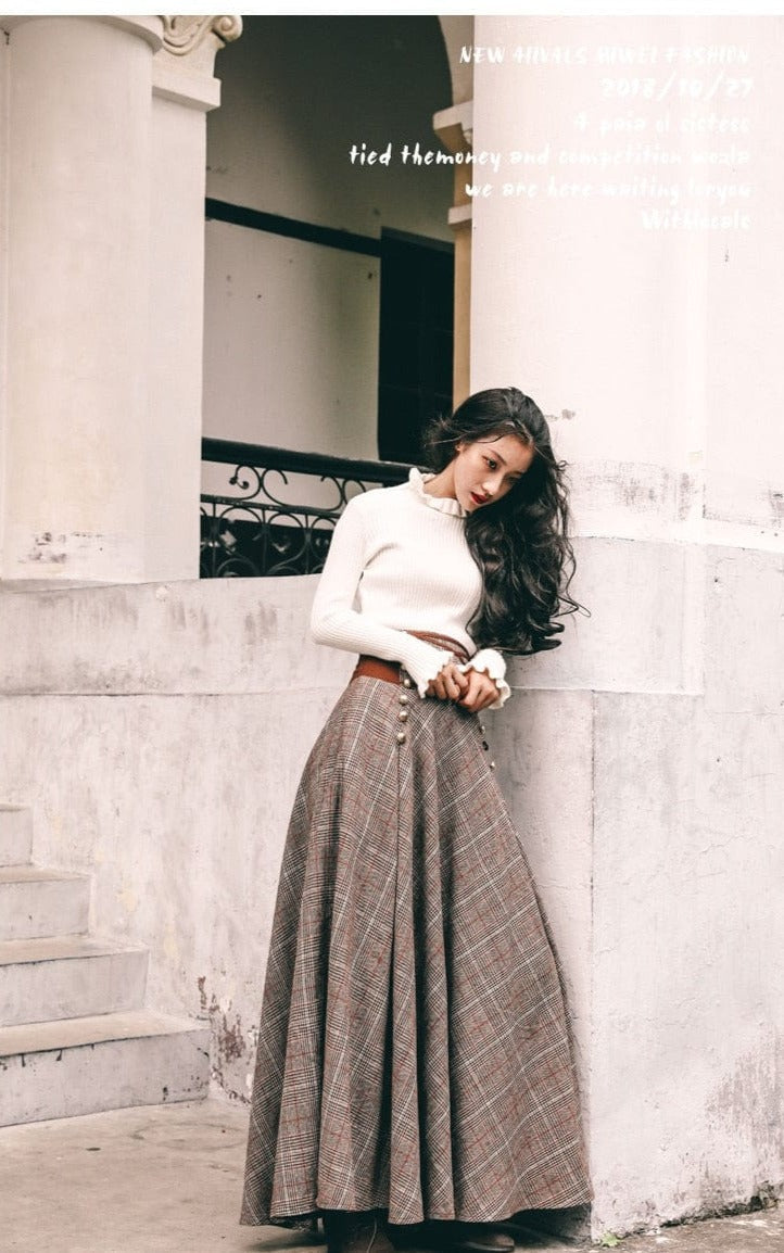 Literary Cinched High Waist Skirt + Top Set | OOTD