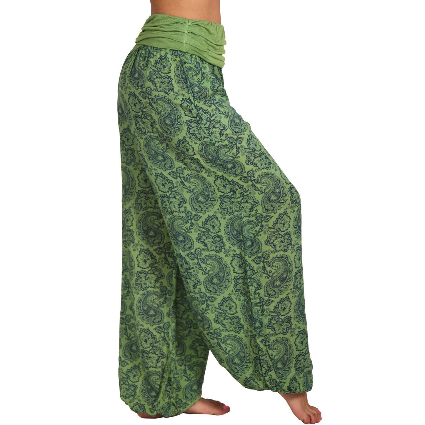 Silent Echoes Harem Wide-Leg Pants