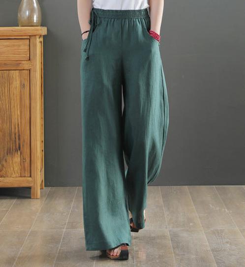 Retro Vibe Loose Wide-Leg Pants