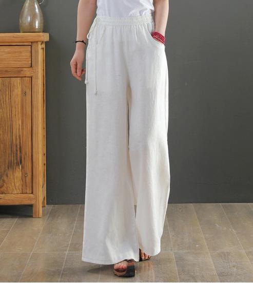 Retro Vibe Loose Wide-Leg Pants