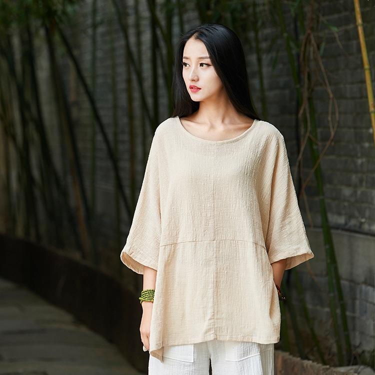 Flowy 3/4 Batwing Sleeve T-Shirt  | Zen