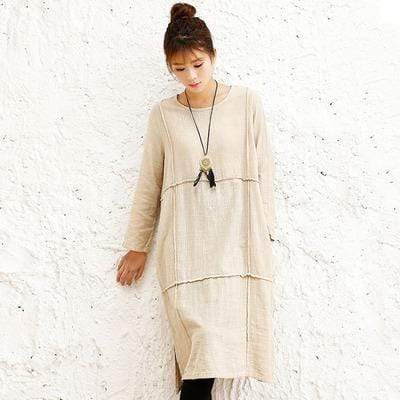 Oversized Long Linen Shirt  | Zen