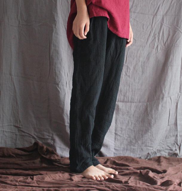 Cotton And Linen Pants | Zen