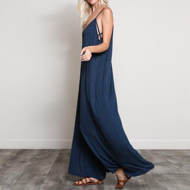 Bohemian Wide Leg Overall