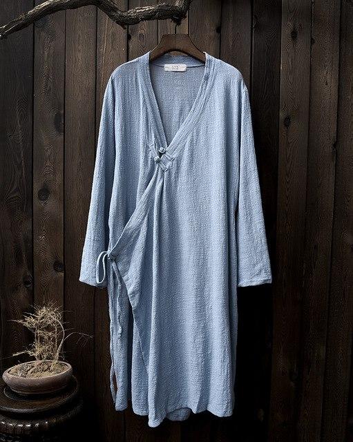 Zen Cotton Linen Long Cardigan  | Zen