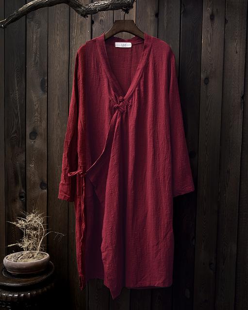 Zen Cotton Linen Long Cardigan  | Zen