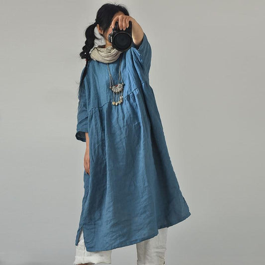 Oversized Pleated Zen Tunic