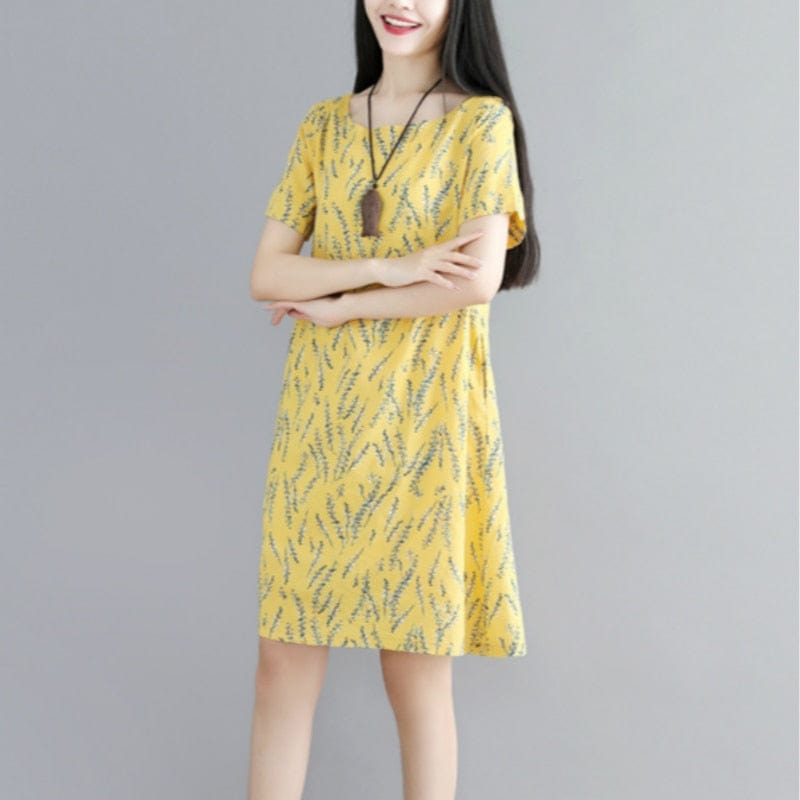 Dimitra Floral Short Dress