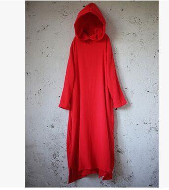 Hooded Linen Dress | Zen