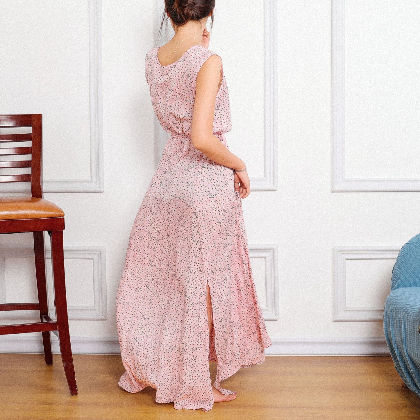 Mystery Floral Boho Maxi Dress