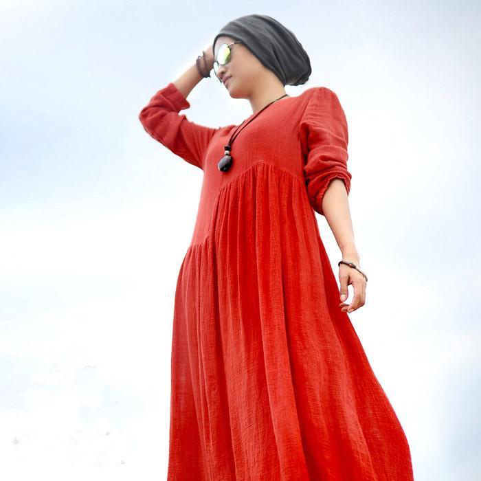 Oversized Long Hippie Dresses