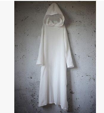 Hooded Linen Dress | Zen