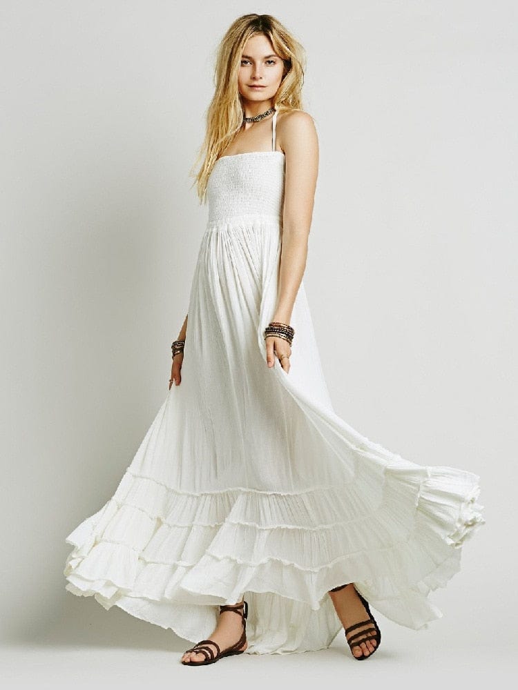 Empire Waist Modern Boho Flowy Sundress