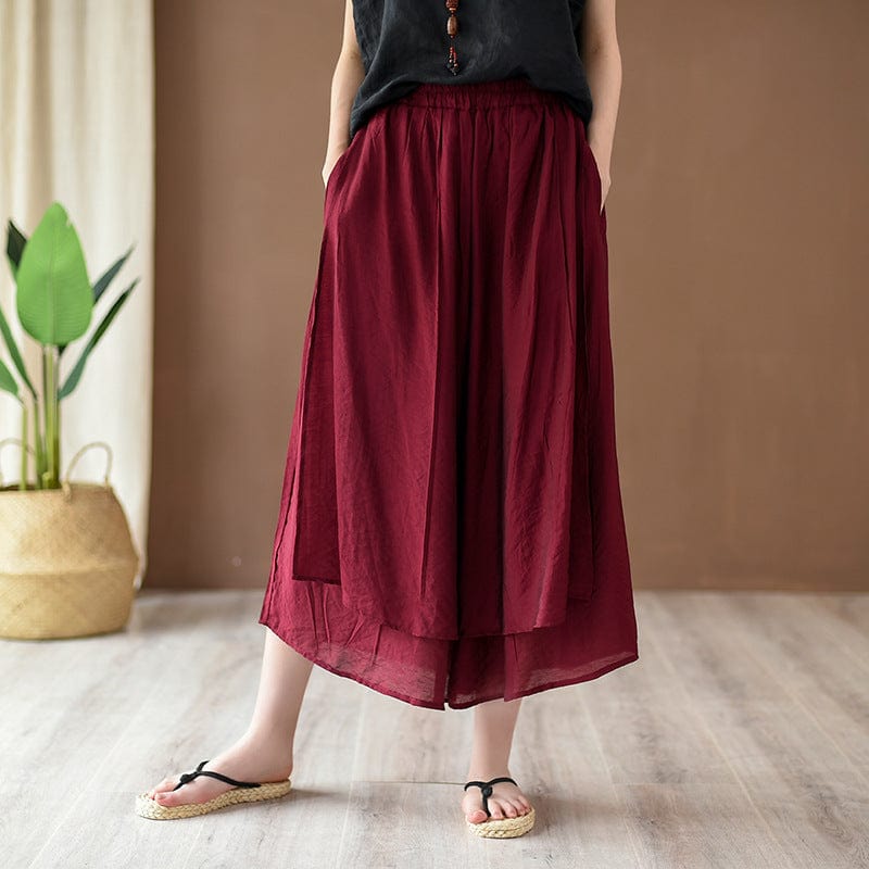 Flowy 3/4 Length Palazzo Pants | Zen