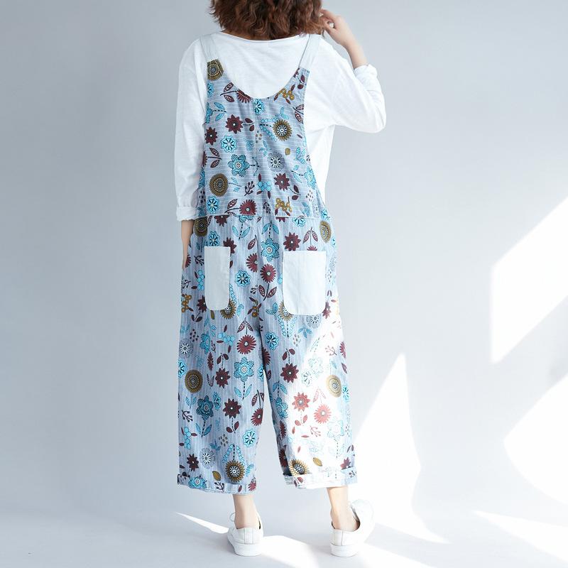 Hippie Dippie Floral Patchwork Overall