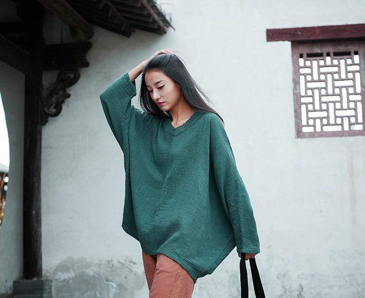 Long Sleeve Batwing Shirt  | Zen