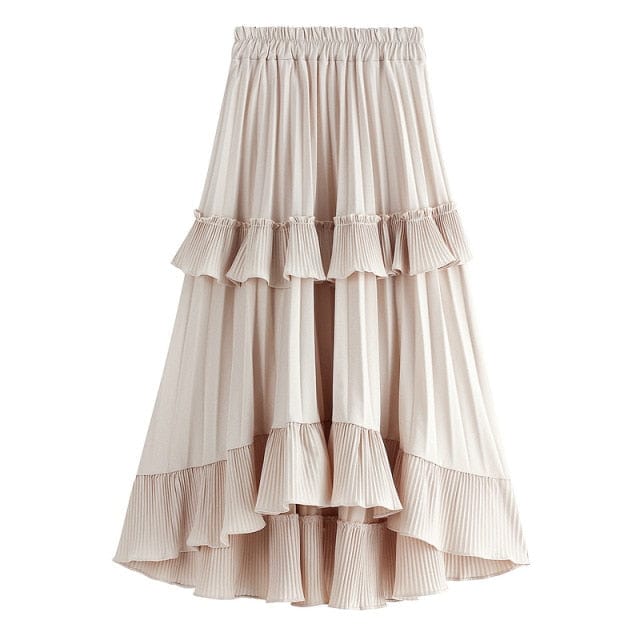 Summer Quest Boho Ruffled Skirt