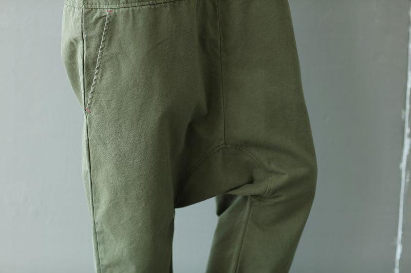 Army Green Loose Overall For Women