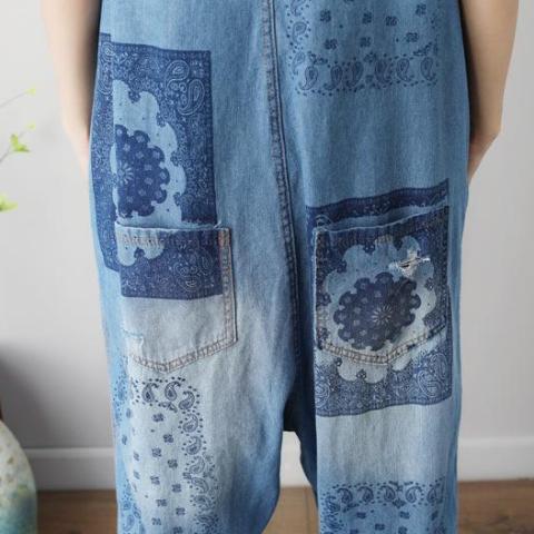 Mandala Denim Overall