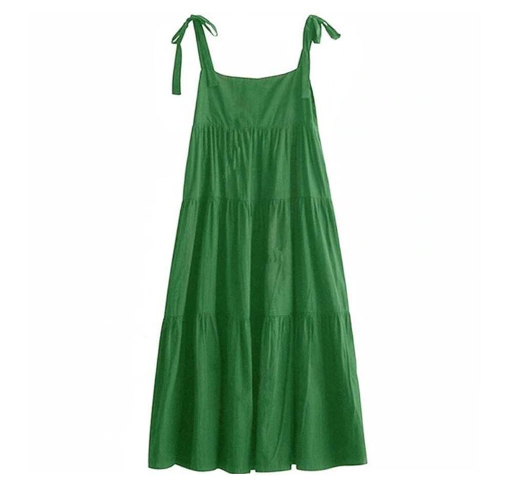 Amaya Plus Size Overall Dress