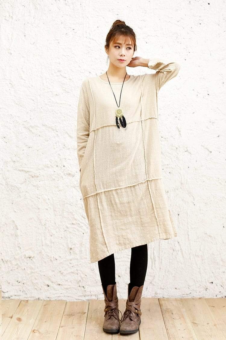 Oversized Long Linen Shirt  | Zen