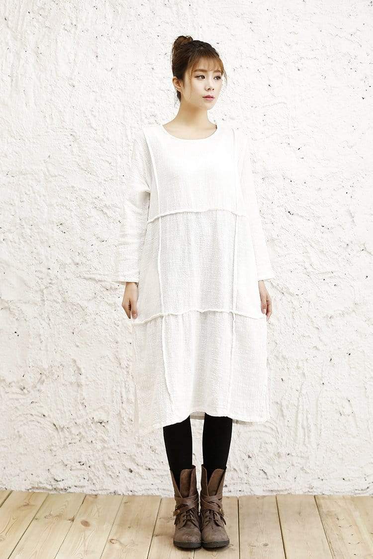 Oversized Long Linen Shirt  | Zen