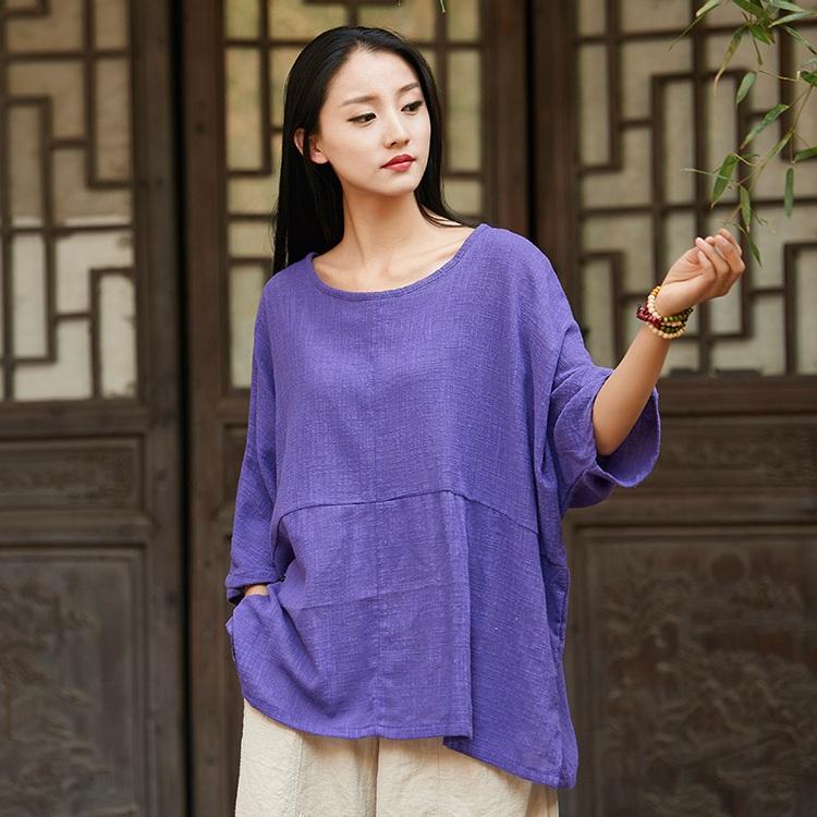 Flowy 3/4 Batwing Sleeve T-Shirt  | Zen