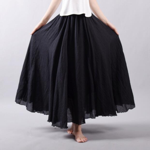 Flowy and Free Chiffon Maxi Skirt