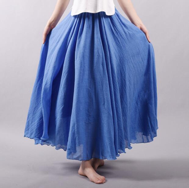 Flowy and Free Chiffon Maxi Skirt