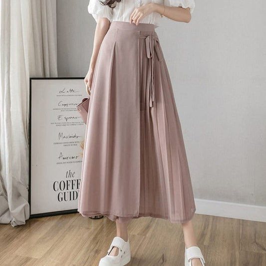 Venise Pleated Skirt Pants