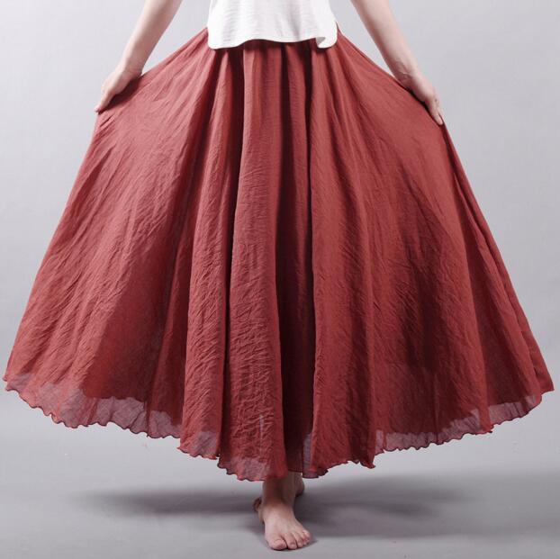 Flowy and Free Chiffon Maxi Skirt