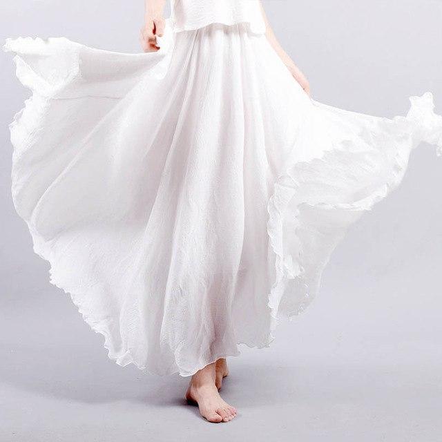 Flowy and Free Chiffon Maxi Skirt