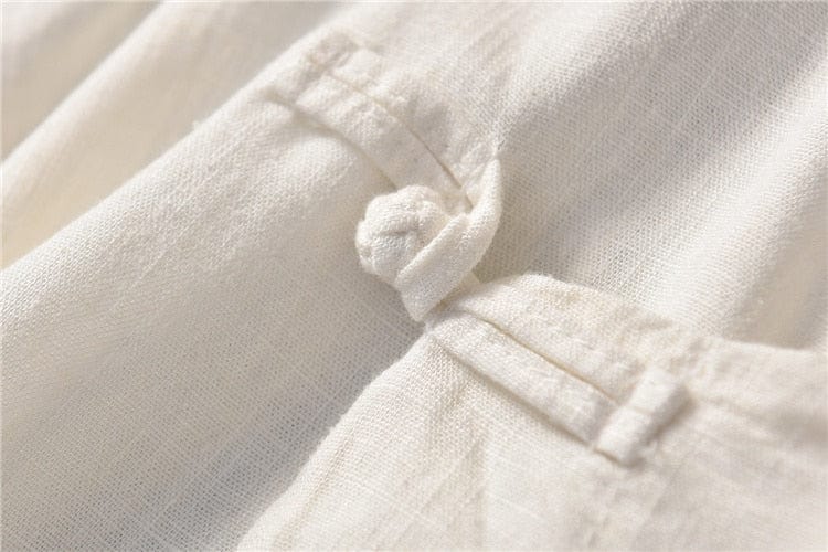 Minimalist Cotton & Linen Blouse | Zen