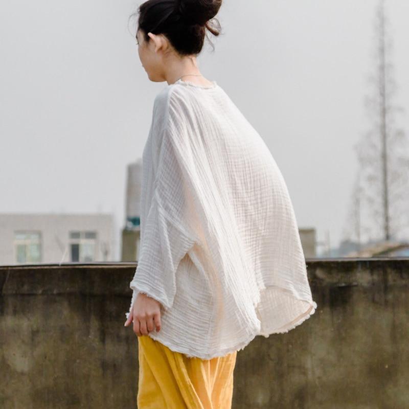 White Oversized Linen Shirt | Lotus