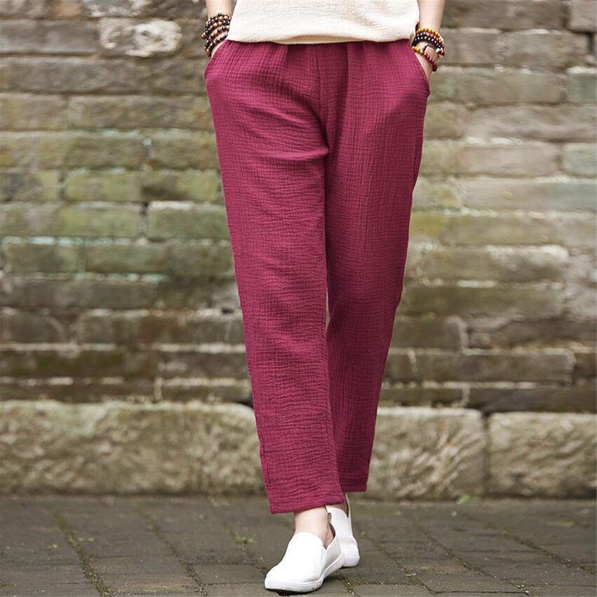 Hamis Plus Size Linen Pants