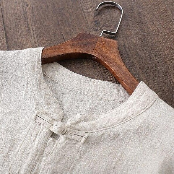 Zen Garden Cotton & Linen Blouse | Zen