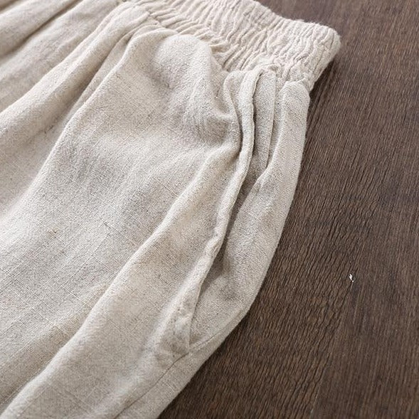 Zen Garden Cotton & Linen Palazzo Pants | Zen