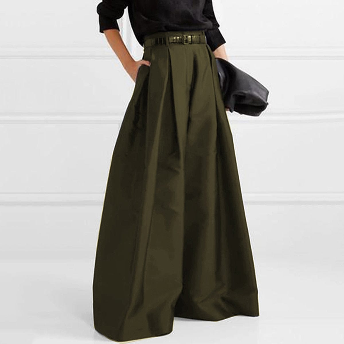 Loose High Waist Wide Leg Pants