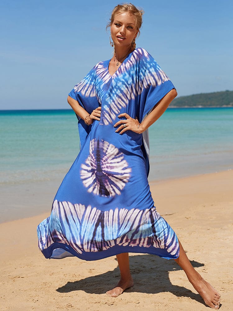 Hathai Tie Dye Kaftan Dress