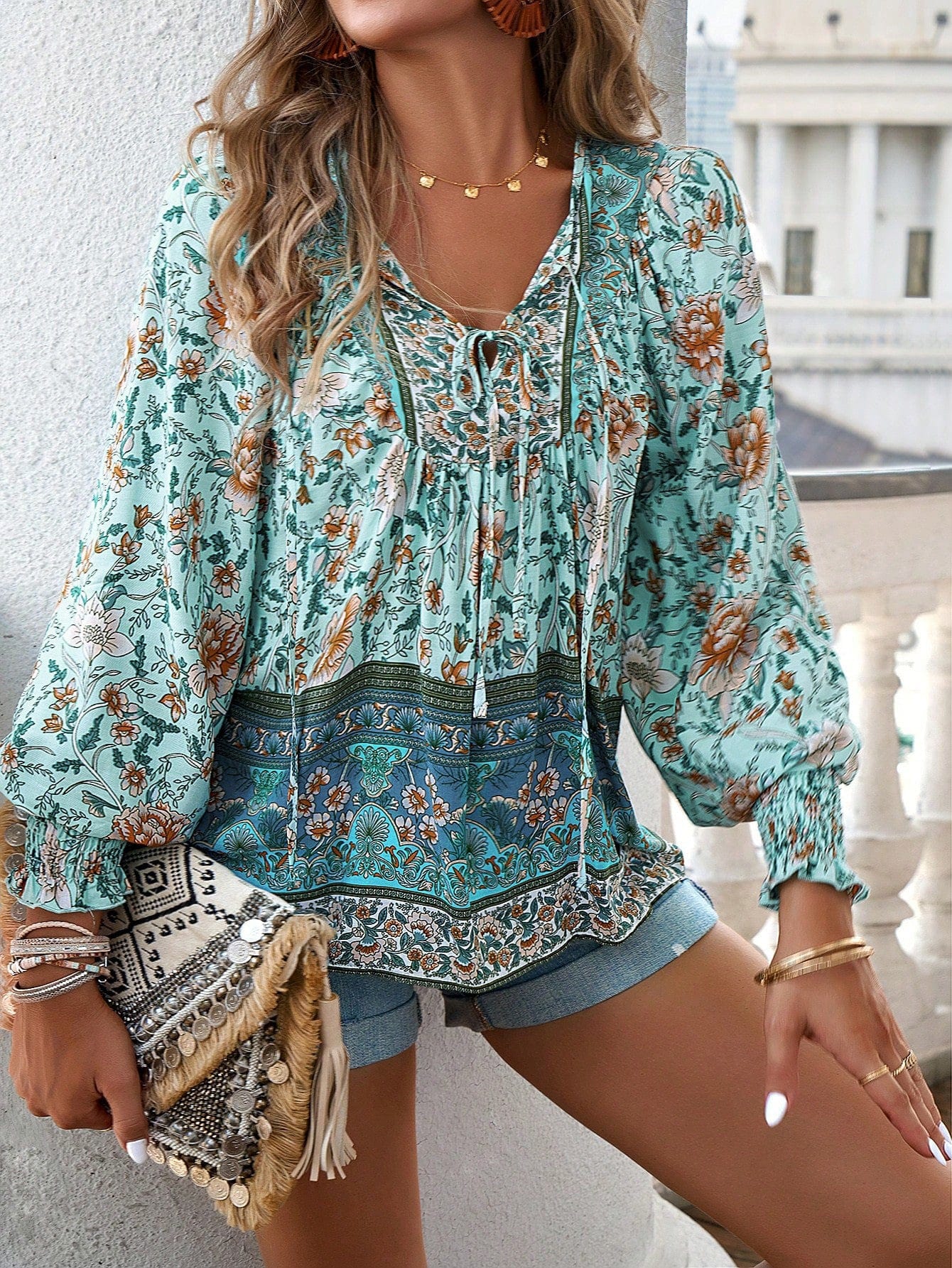 Luna Essence Bohemian Loose Fit Top