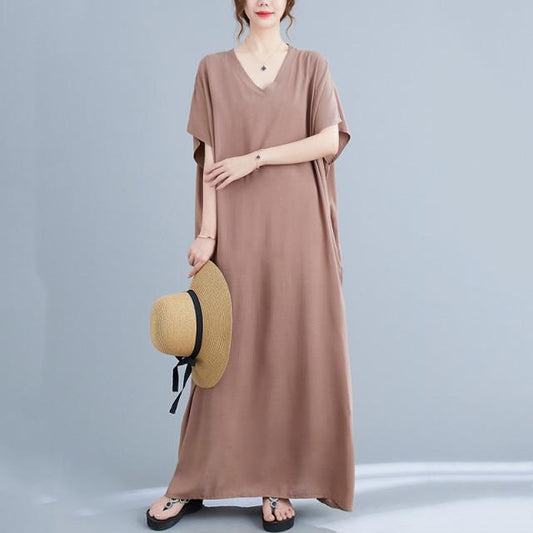 Diana Solid Kaftan Dress