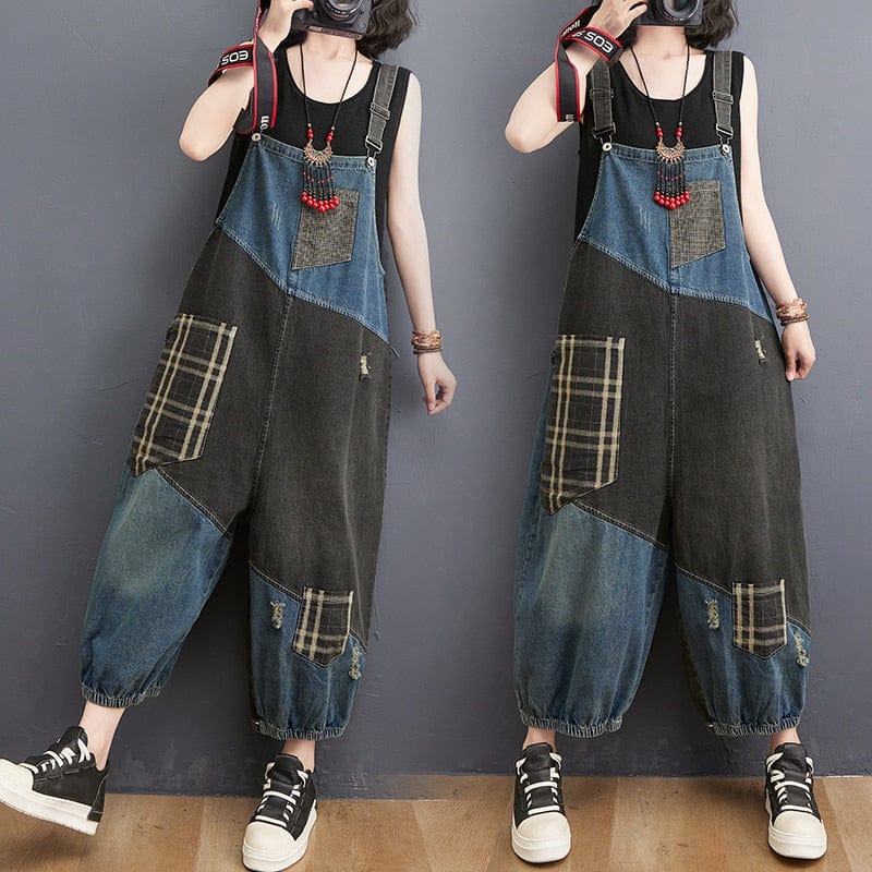 Graffiti Denim Overall