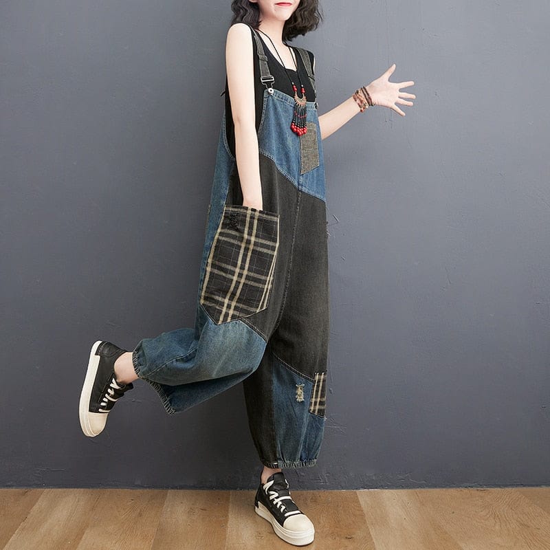 Graffiti Denim Overall