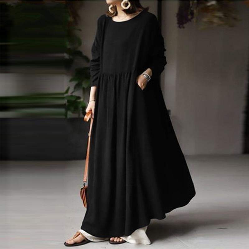 Mia Oversized Pleated Dress