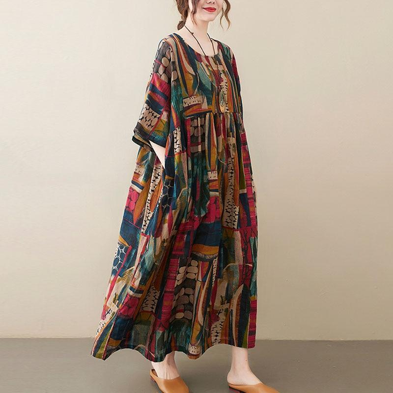 Edith Oversized Pleated Dress