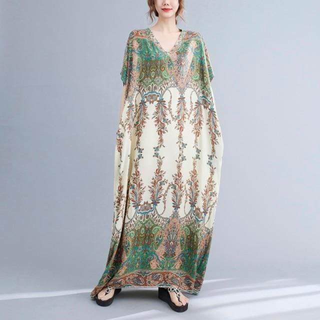 Enchanted Nature Kaftan Dress