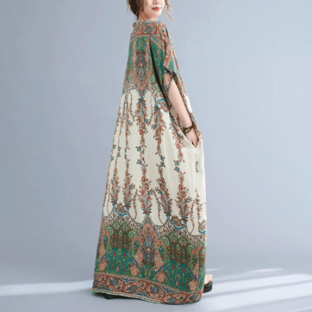 Enchanted Nature Kaftan Dress