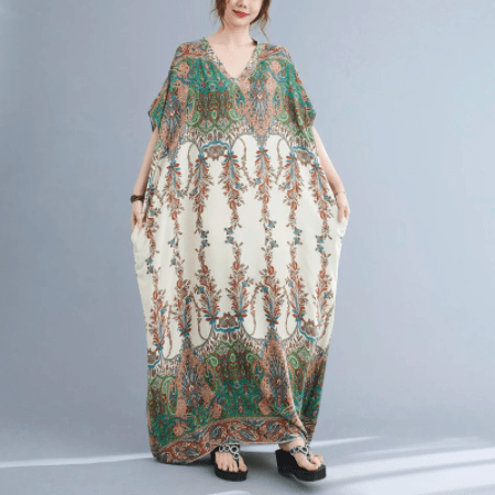 Enchanted Nature Kaftan Dress