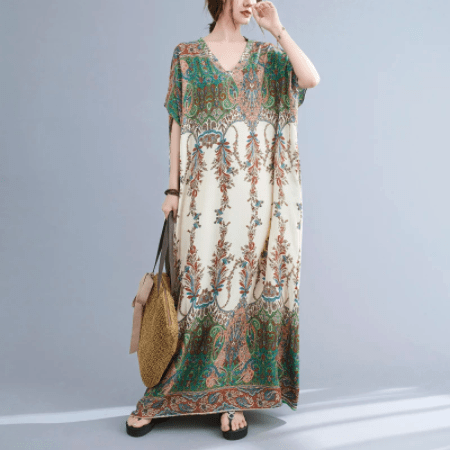 Enchanted Nature Kaftan Dress